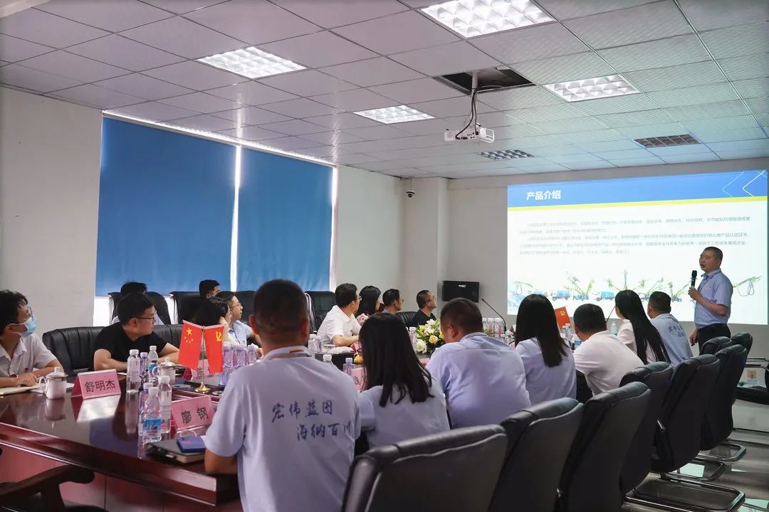 四川省企業(yè)經(jīng)濟(jì)促進(jìn)會(huì)李光明書記蒞臨藍(lán)海智裝調(diào)研